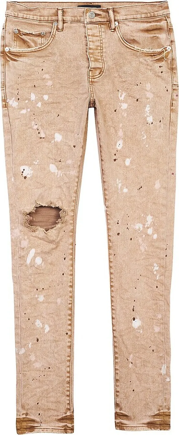 P001 Acid Bleach Low-Rise Skinny Jeans