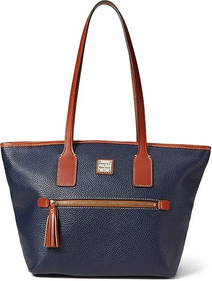 Dooney & Bourke Pebble Small Tote (Midnight Blue) Handbags