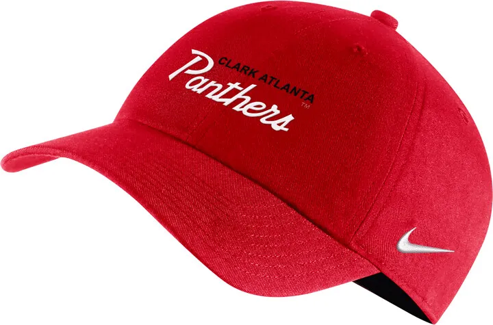 Nike Unisex College Campus 365 (Clark Atlanta) Adjustable Hat in Red