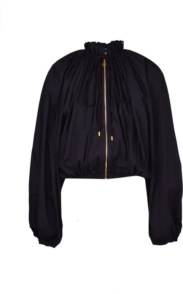 Cotton Blend Bomber Jacket
