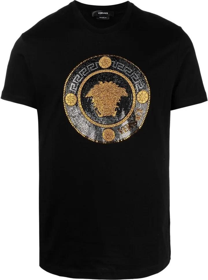 round-neck cotton T-shirt