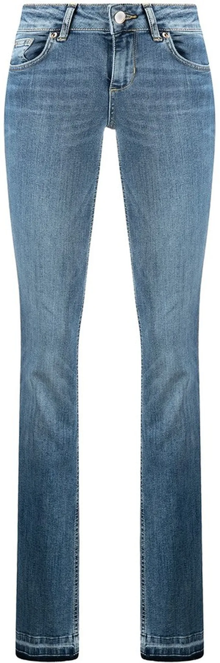 Belted Bootcut Jeans