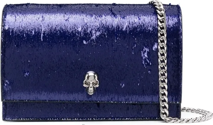 The skull tinsel shoulder bag