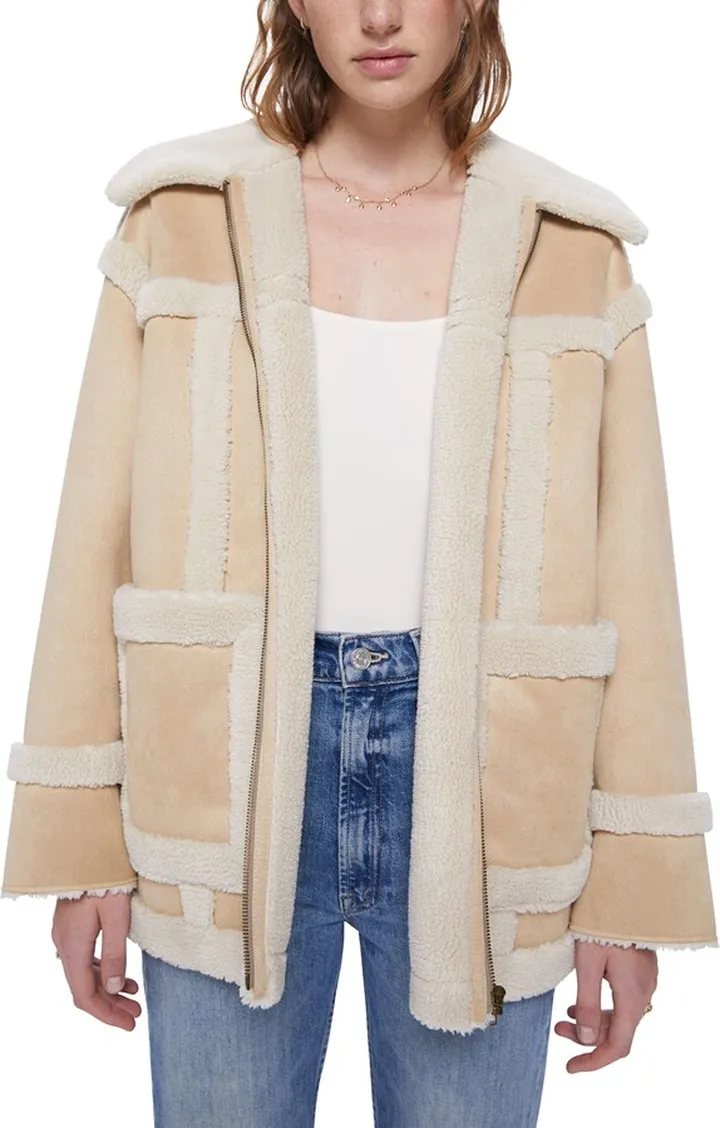 The Boxy Brrly Faux Shearling Coat