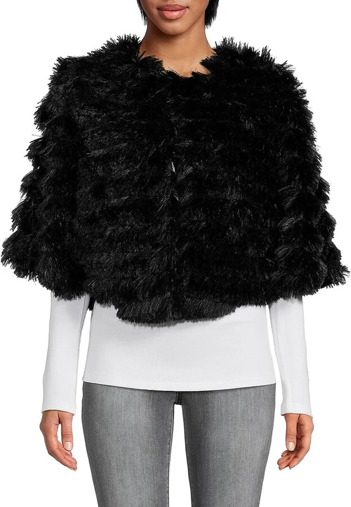 Faux Fur Shrug