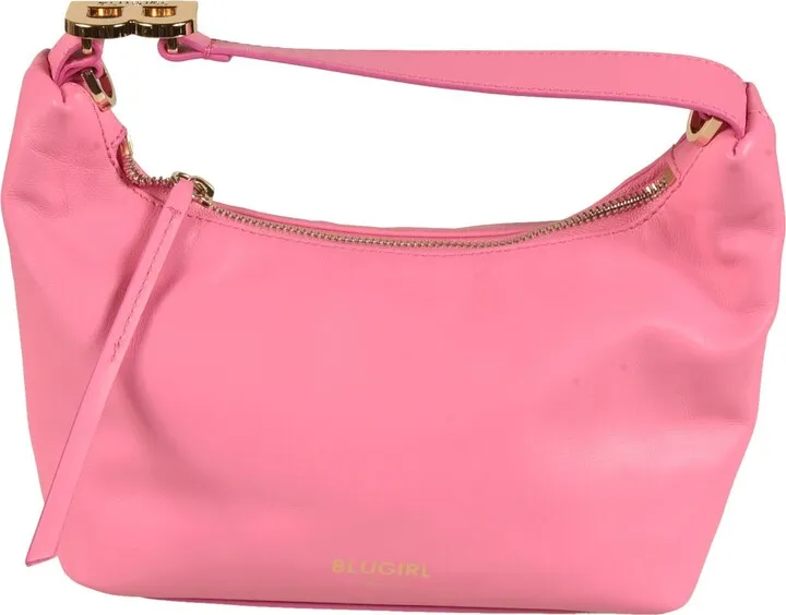 Top Zip Logo Shoulder Bag