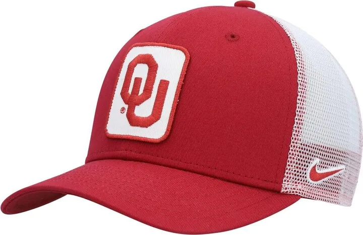 Men's Nike Crimson Oklahoma Sooners Classic99 Trucker Snapback Hat