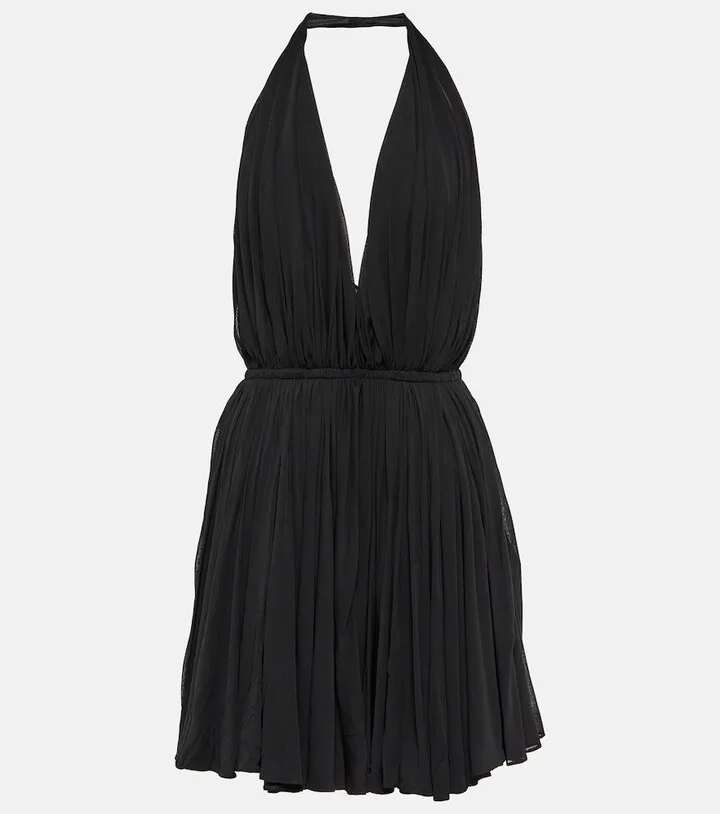 Gathered minidress