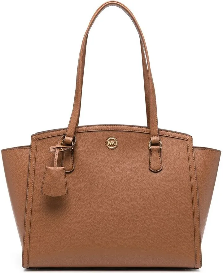 MICHAEL MICHAEL KORS- Chantal Large Leather Shopping Bag