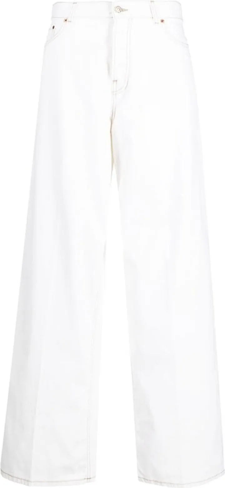 High-Waisted Wide-Leg Jeans