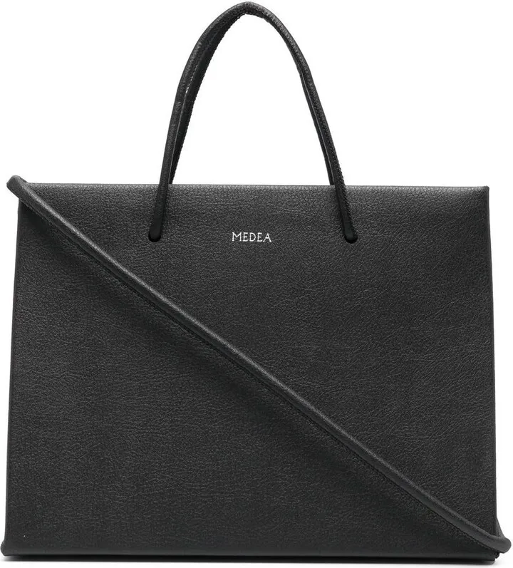 Logo-Lettering Tote Bag