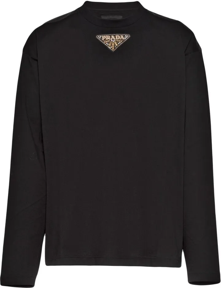 logo-patch long-sleeve T-shirt