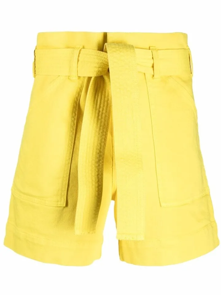 Paperbag-Waist Shorts