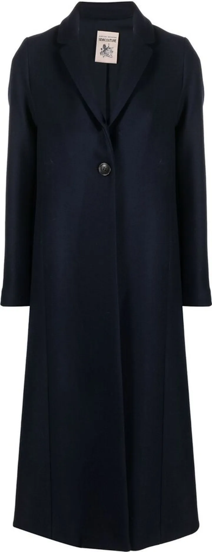 Single-Breasted Virgin-Wool Coat