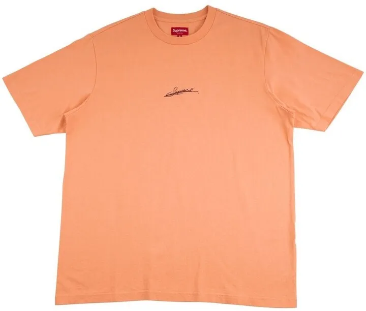 signature print T-shirt