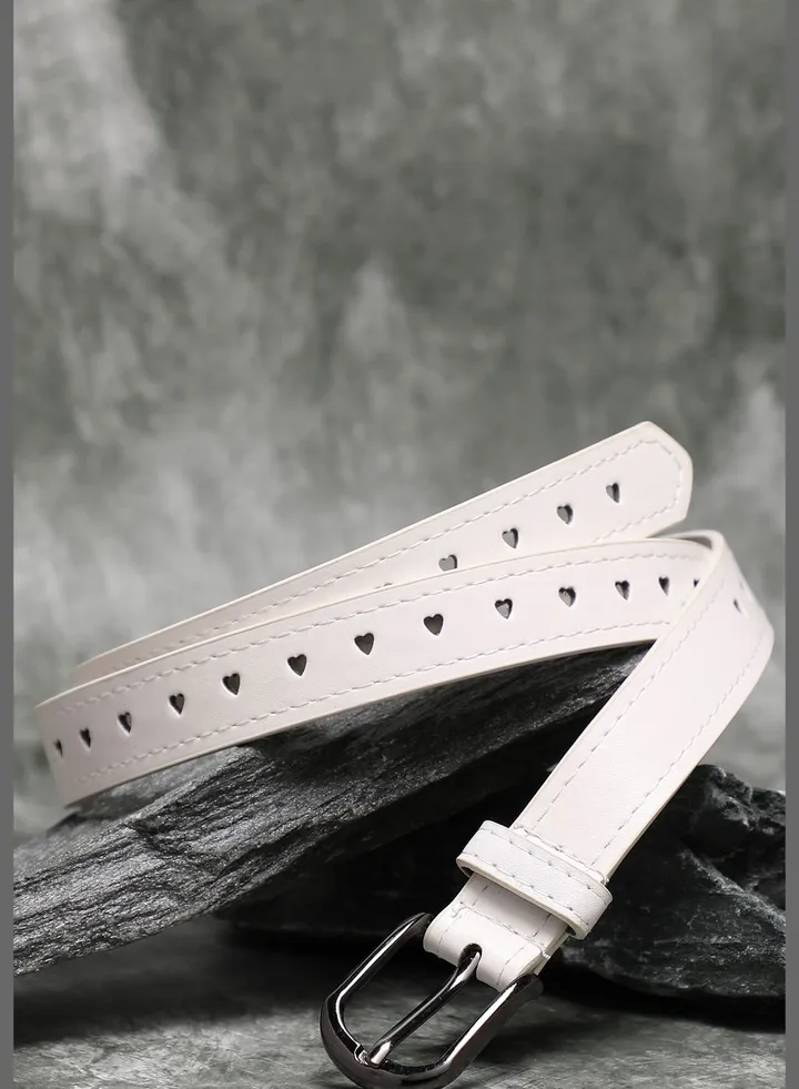 Casual Solid PU Leather Waist Belt For Men