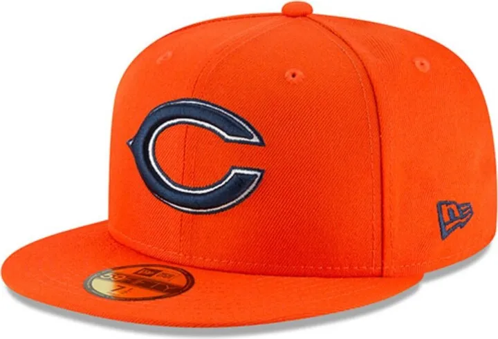 Men's New Era Orange Chicago Bears Omaha 59FIFTY Hat