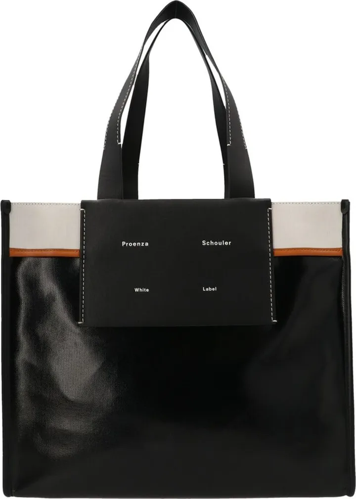 Proenza Schouler White Label XL Morris Coated Tote Bag