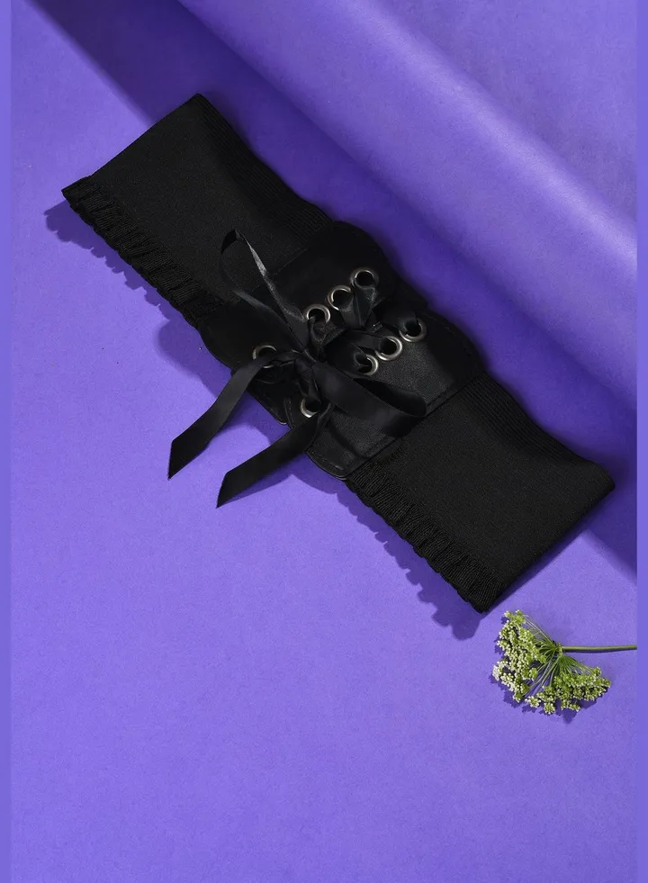 Textured Belt with Tie up detail