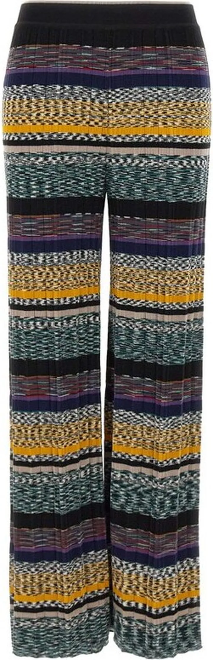 Missoni Straight-Leg Striped Knitted Trousers