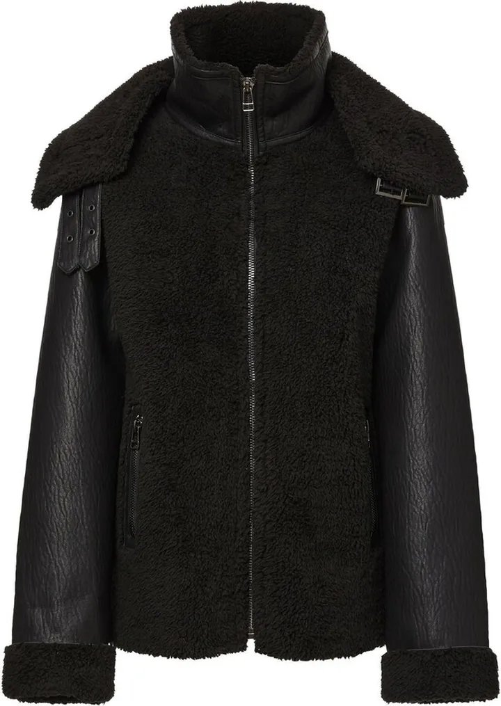 Shearling-Panelled Bomber Jacket