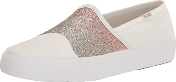 Keds Women's Double Decker Wave Glitter CVS Sneaker