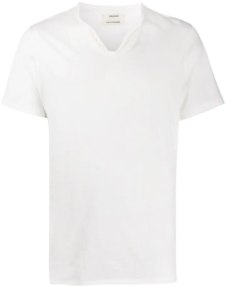 Monastir Henley-neck T-shirt
