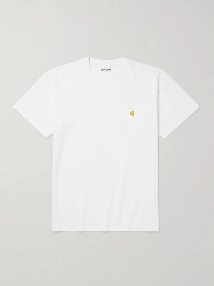 Logo-Embroidered Cotton-Jersey T-Shirt