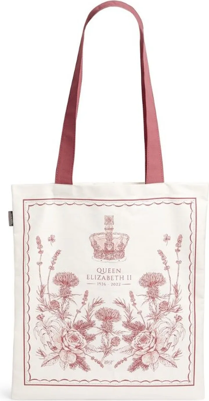 Harrods Queen Elizabeth Ii Commemorative Tote Bag