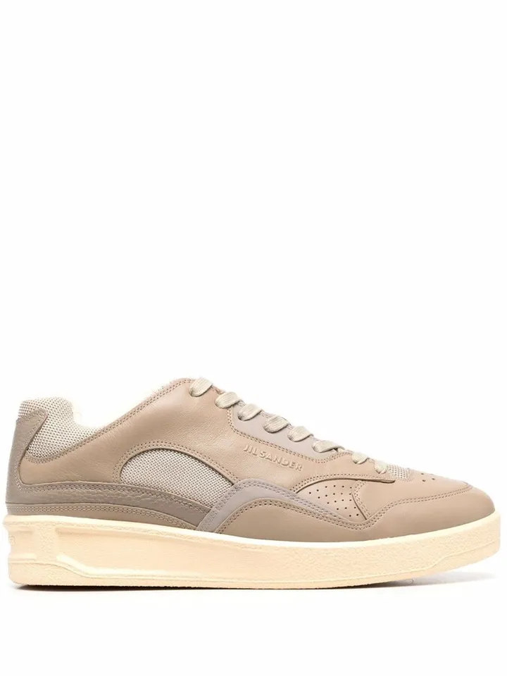 Logo-Embossed Low-Top Sneakers
