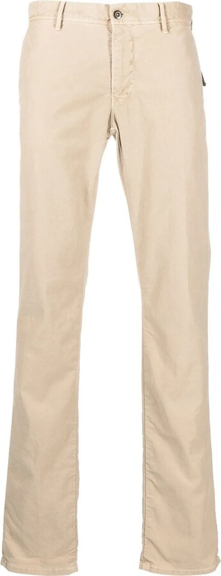 Mid-Rise Straight-Leg Trousers