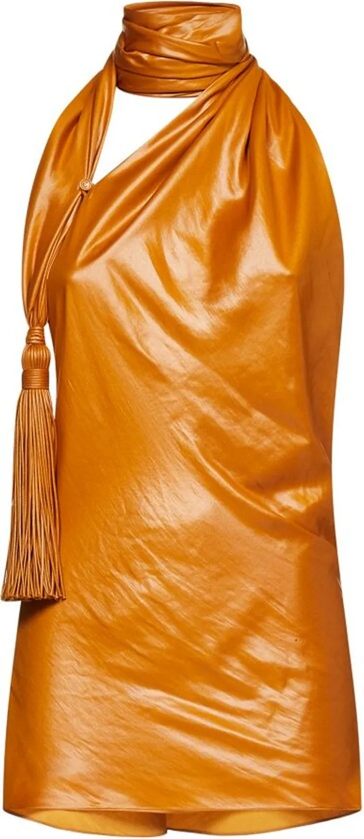 Bottega Veneta Tassel Embellished Halterneck Top