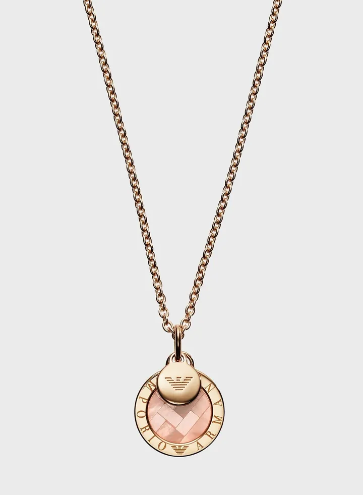 Monogram Pendant Necklace