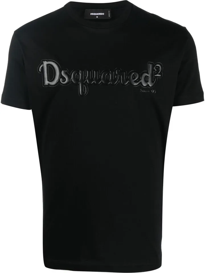 debossed-logo cotton T-shirt