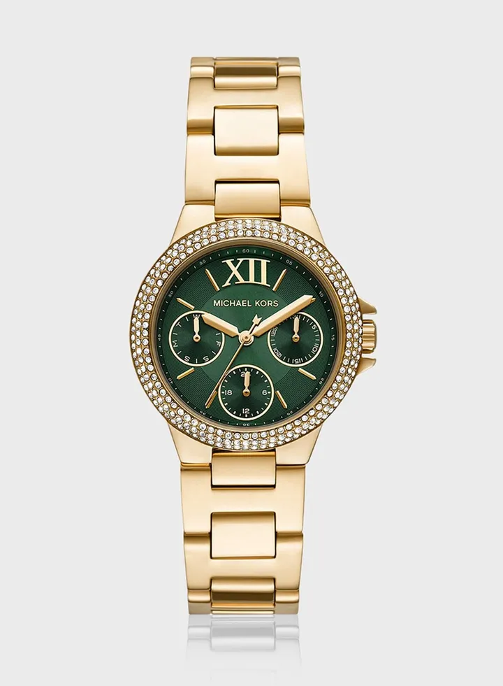 Classic Steel Strap Analog Watch
