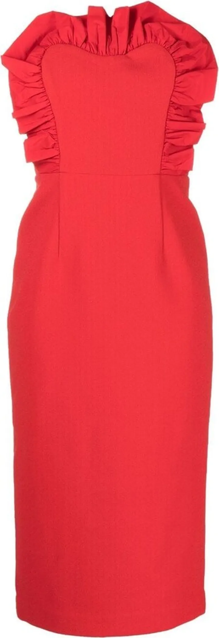 Scarlett ruffled midi dress