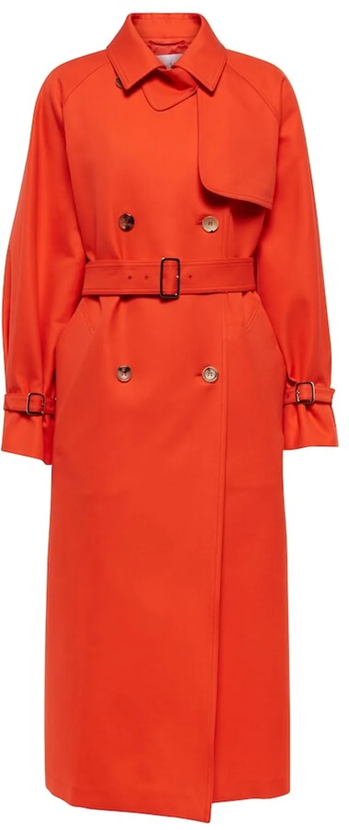 Egemone gabardine trench coat