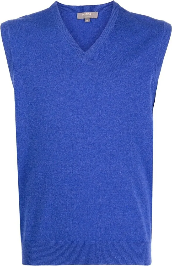 Sleeveless Organic-Cashmere Sweater Vest