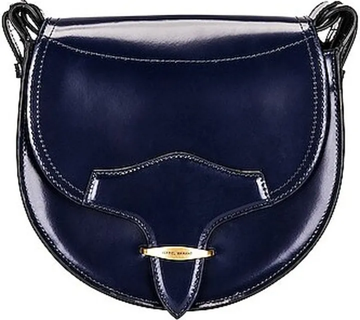Isabel Marant Botsy Leather Bag in Navy