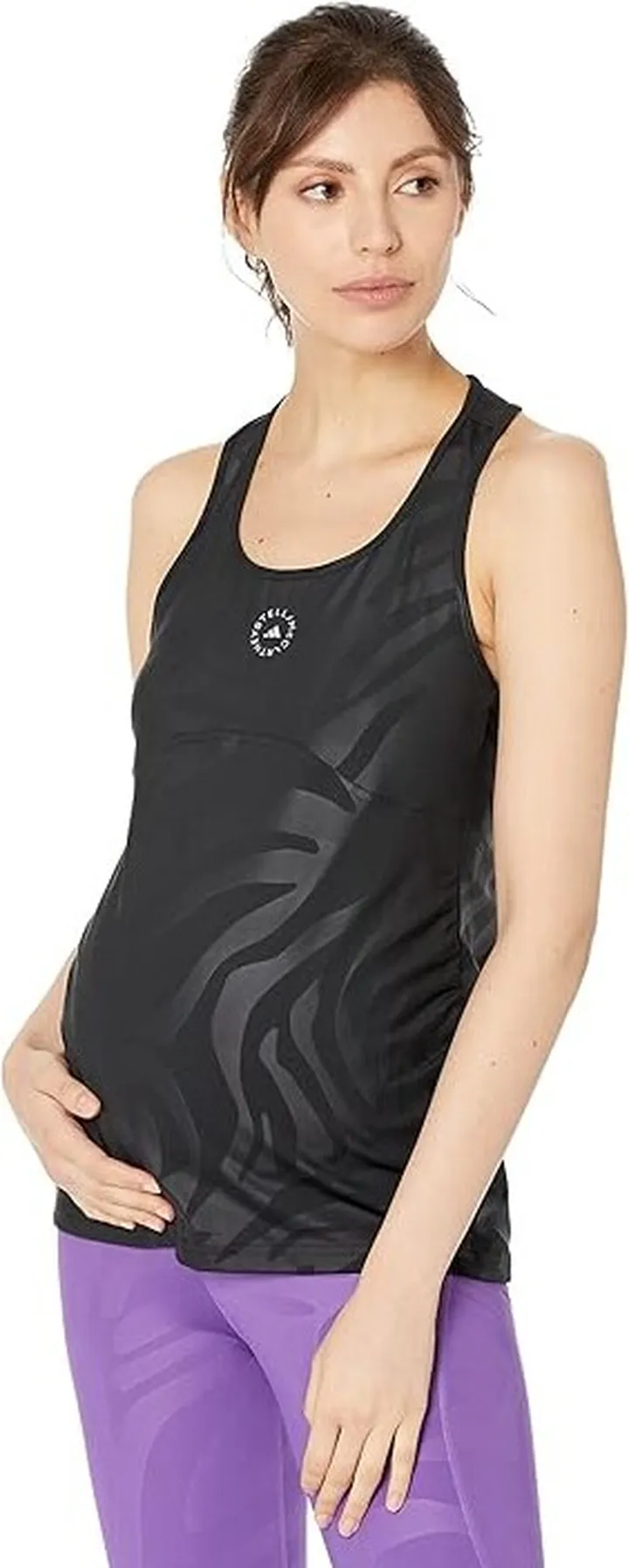 adidas by Stella McCartney Maternity Tank Top HG6843 (Black) Women's Clothing