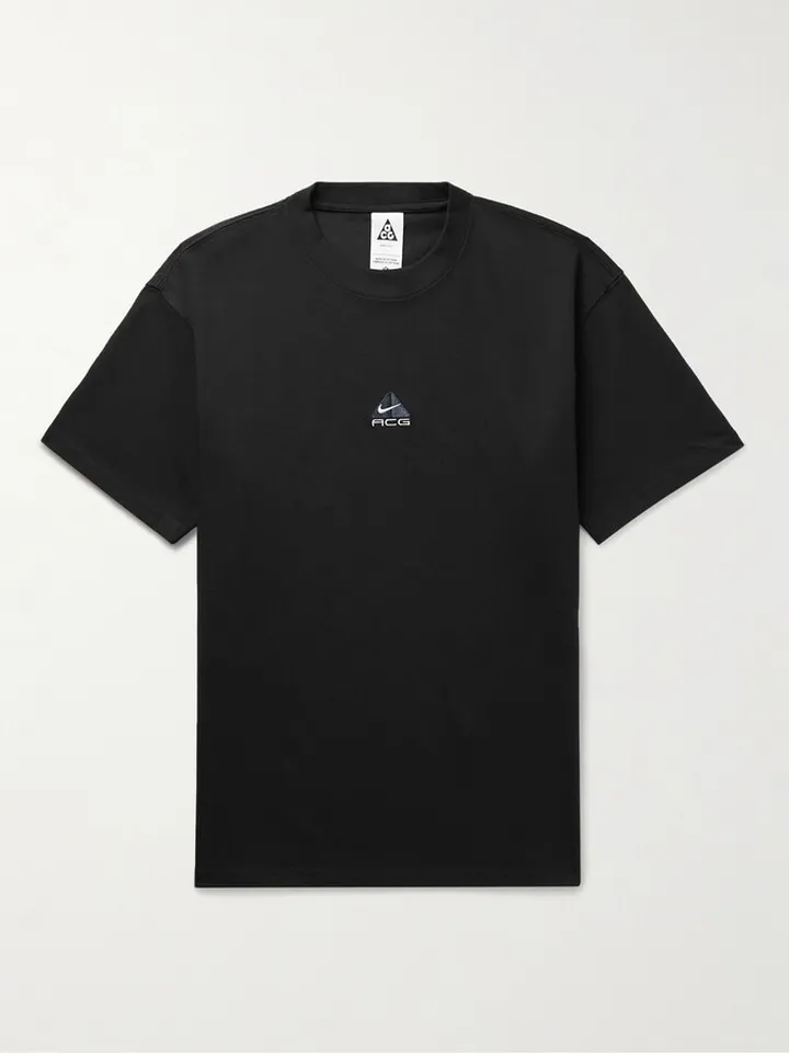 ACG Logo-Embroidered Jersey T-Shirt