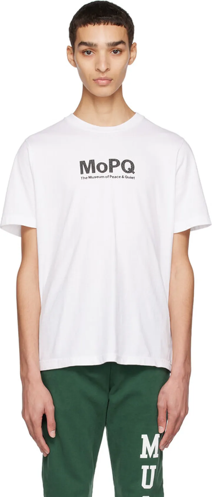 Museum of Peace & Quiet White Contemporary Museum T-Shirt