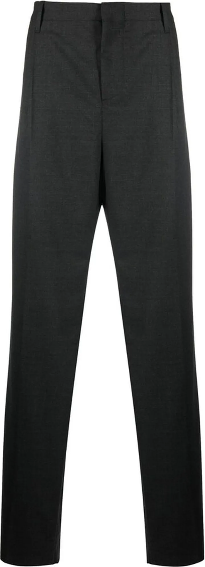 High-Rise Straight-Leg Trousers