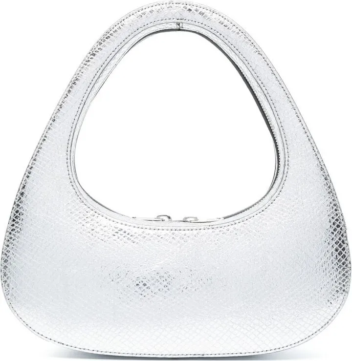Swipe leather tote bag