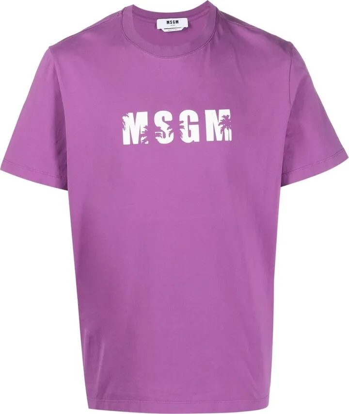 logo-print T-shirt