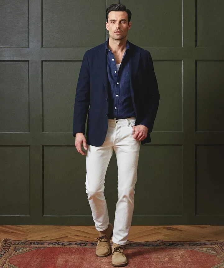 Knit Madison Sport Coat in Navy