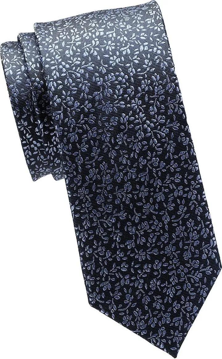 Floral Silk-Jacquard Tie