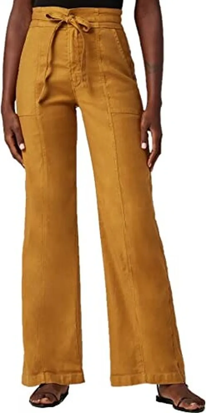 HUDSON Jeans Women's Tie Waist Wide Leg Trouser