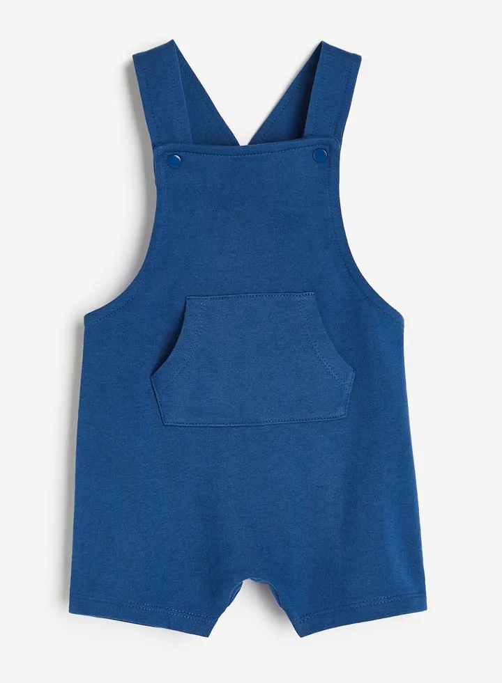 Kids Essential Dungaree Shorts