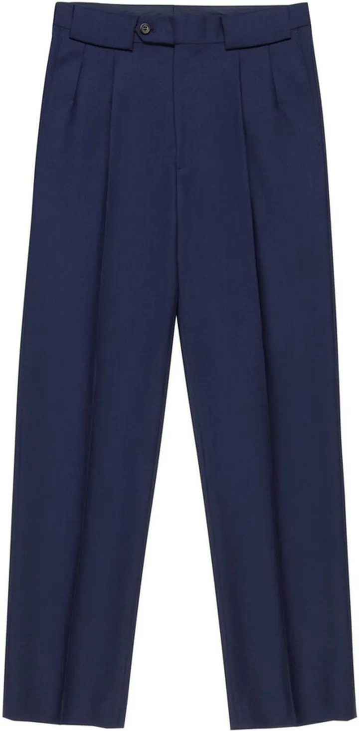 Straight-Leg Tailored Trousers
